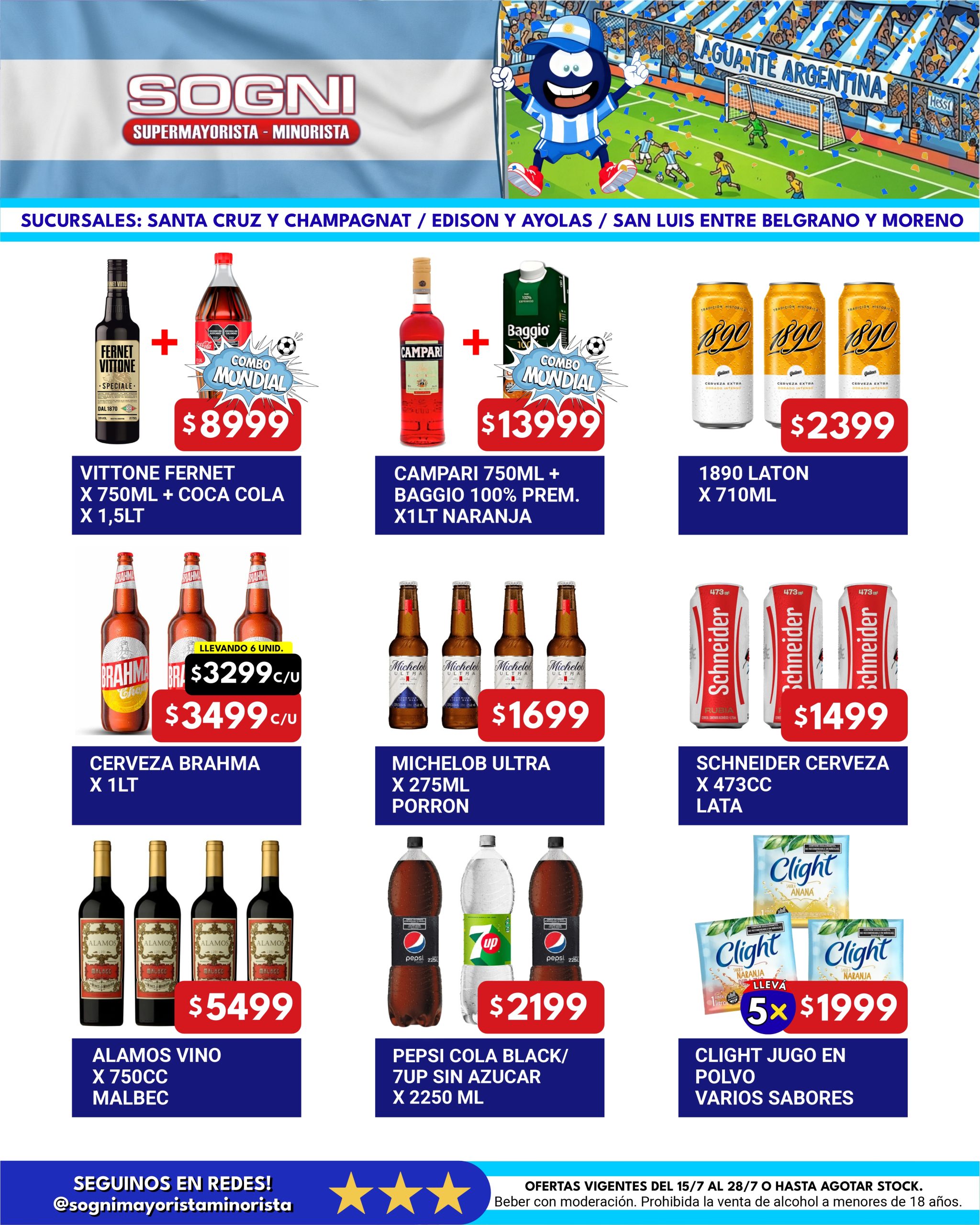 bebidas